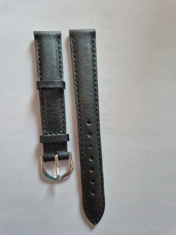 Bracelet montre gris bleu métallisé 14 mm