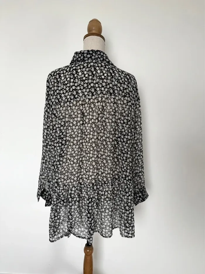 Tunique blouse blusa fluide Chemise camisa Folder Camicia overhemd Overhemd folder haut - photo numéro 3