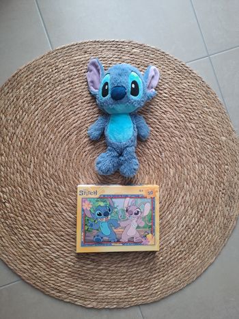 Puzzle et peluche