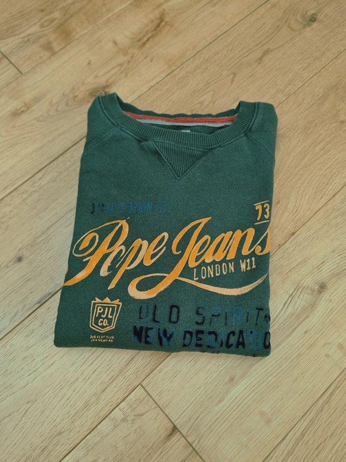 Sweat vert bouteille 10 ans