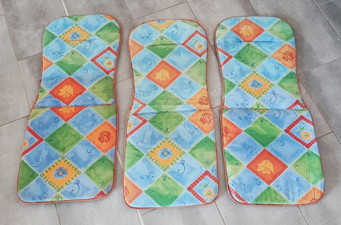 🌿 3 coussins de chaise longue 🌿 - photo numéro 5