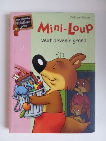 Livre enfant mini loup veut devenir grand 
