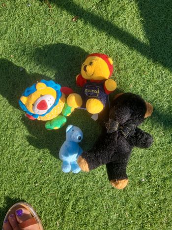 Lot de 4 petites peluches