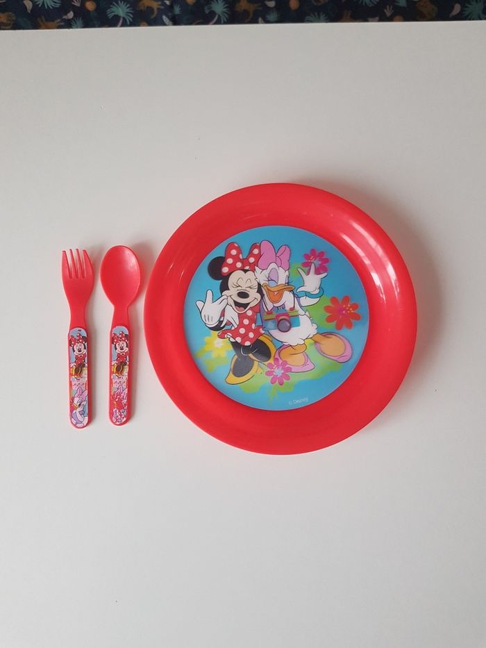 Ensemble assiette minnie