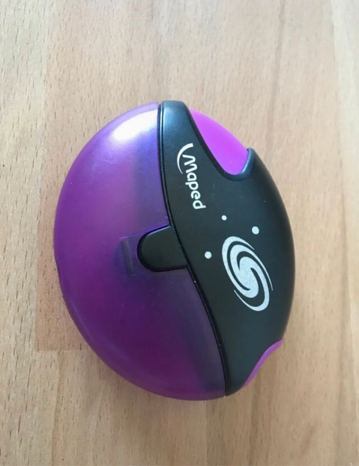 maped taille crayons galactic avec éjecteur de mine violet avec réservoir très bon état