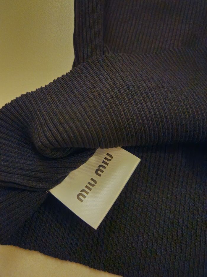 Débardeur Miu Miu noir noir - photo numéro 6