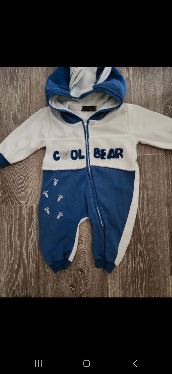 Grenouillère ensemble combinaison 3m