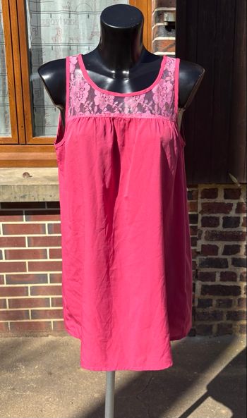 💖 Débardeur long / Tunique fuchsia – Taille 38 - La Redoute