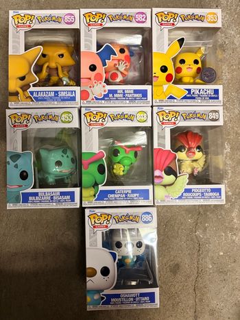 Funko pop Pokémon lot 