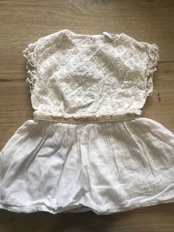 Robe blanche événement fille
