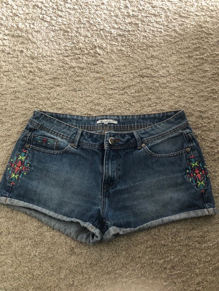 Short jean taille 42