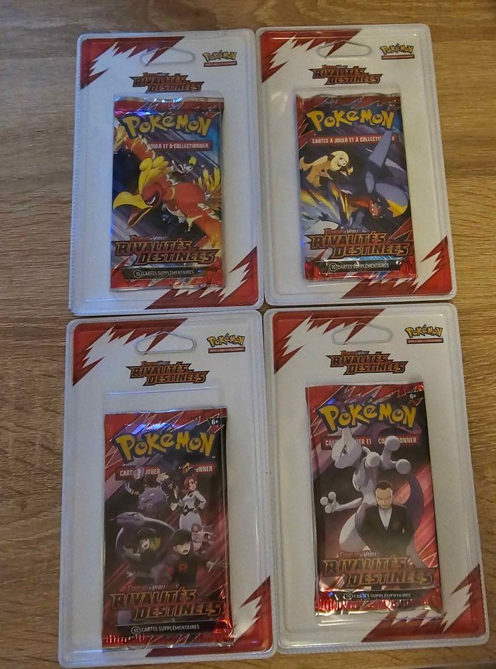 Art set Blister Plastique EV10 Rivalités Destinées - Pokemon
