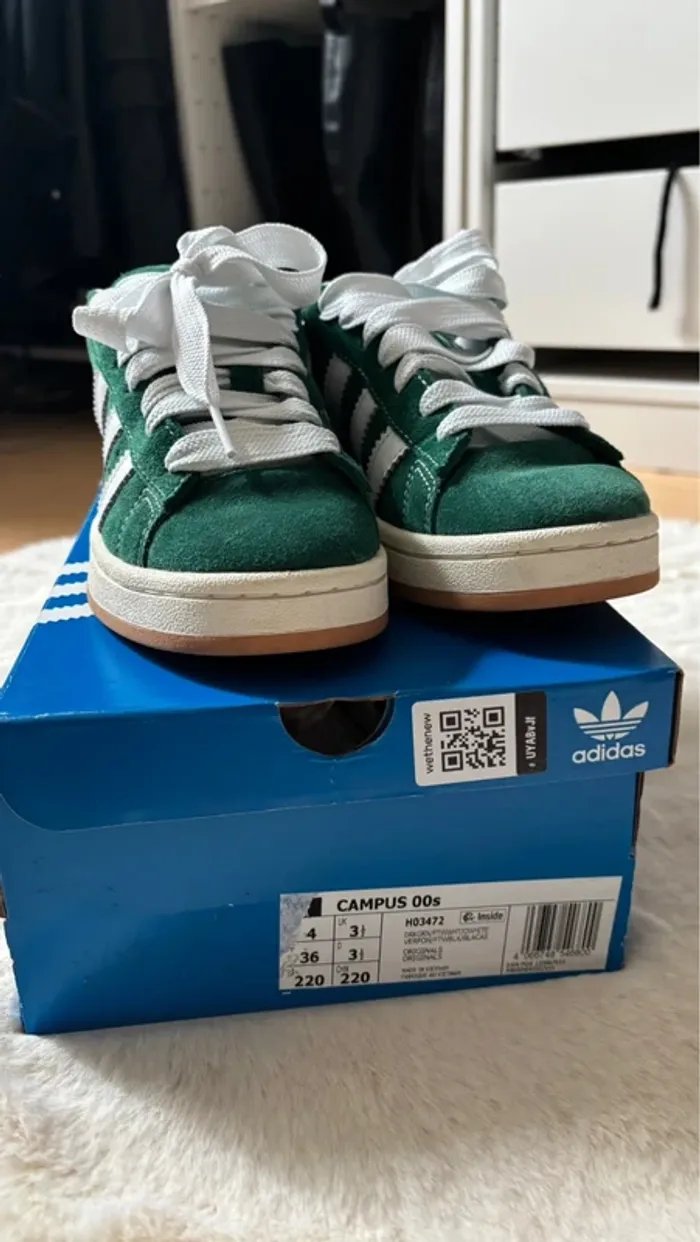 Adidas Campus 00s vertes comme neuves - photo numéro 6