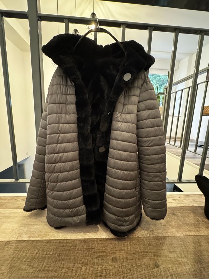 Manteau femme double face - photo numéro 3