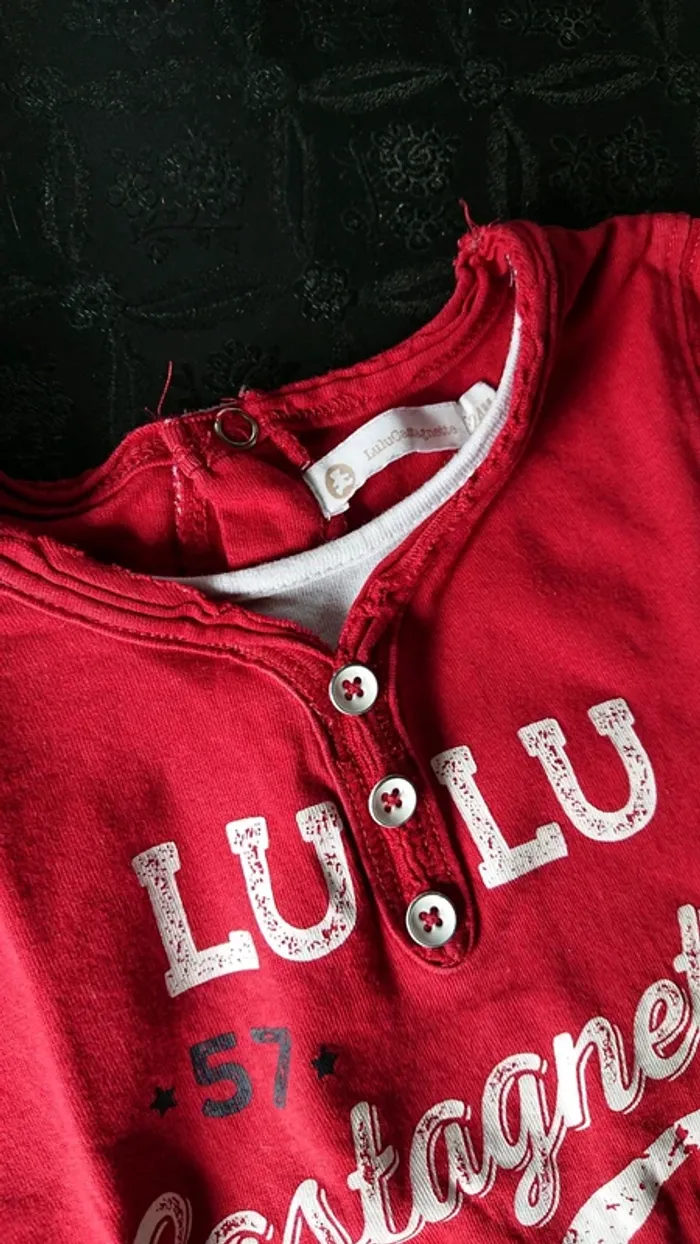 T shirt manches longues Lulu Castagnette - photo numéro 3