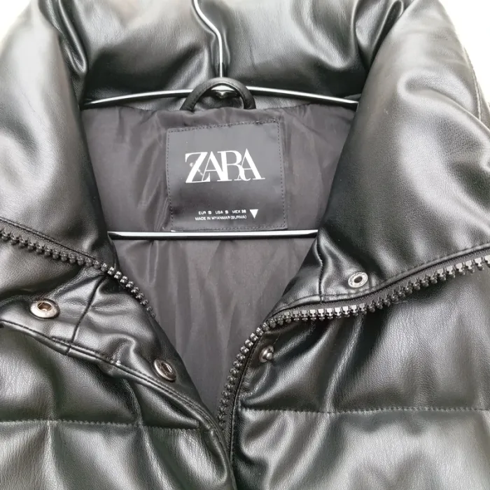 Veste Noire Sans Manches Zara Pour Femme - photo numéro 3
