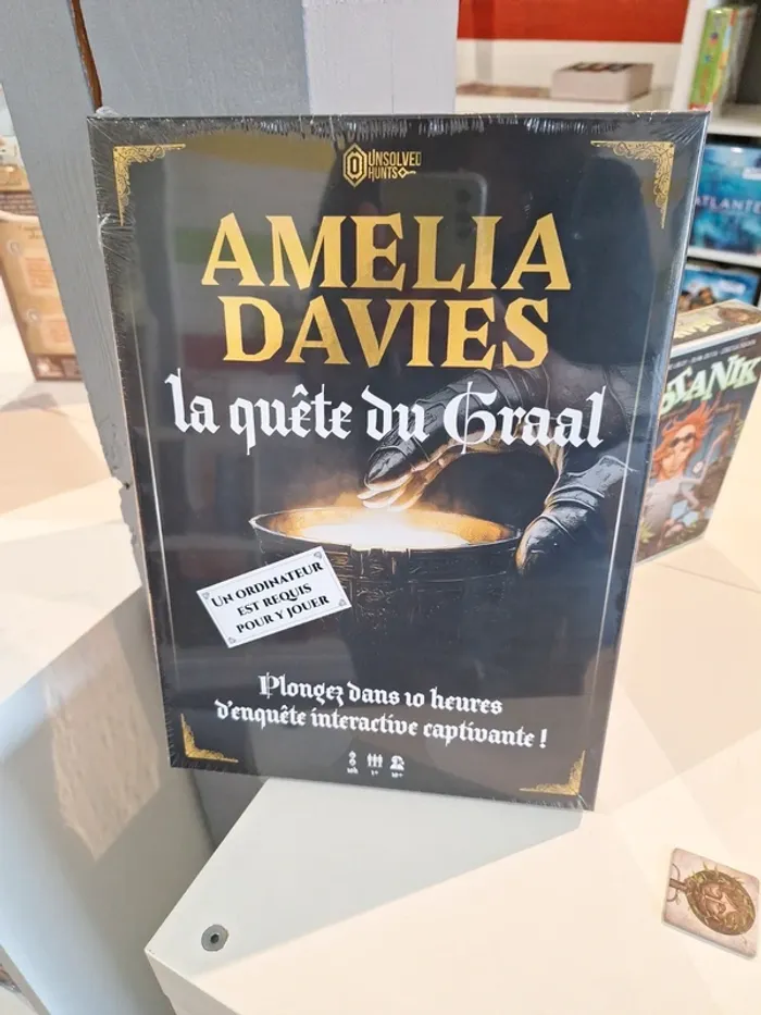 🎯 Jeu Neuf - Amelia Davies : La Quête du Graal 🎯