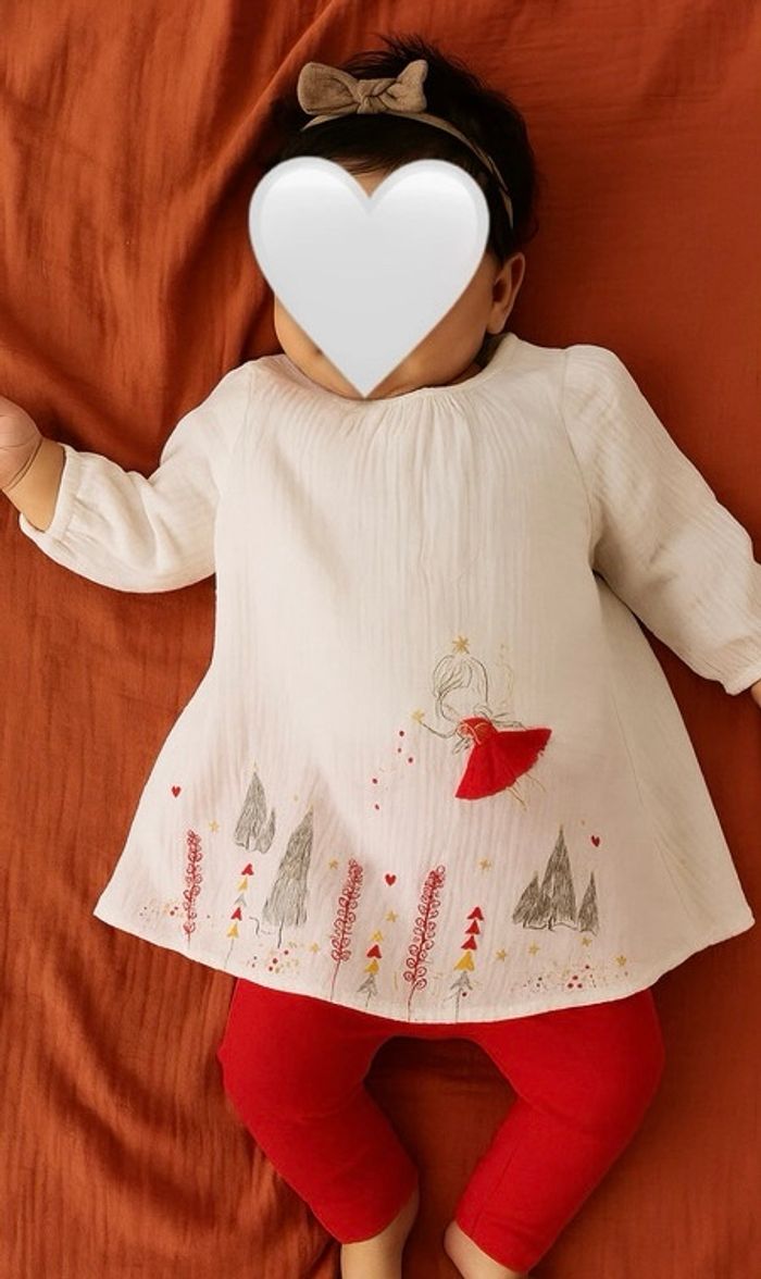 Orchestra tunique gaz de coton 18 mois