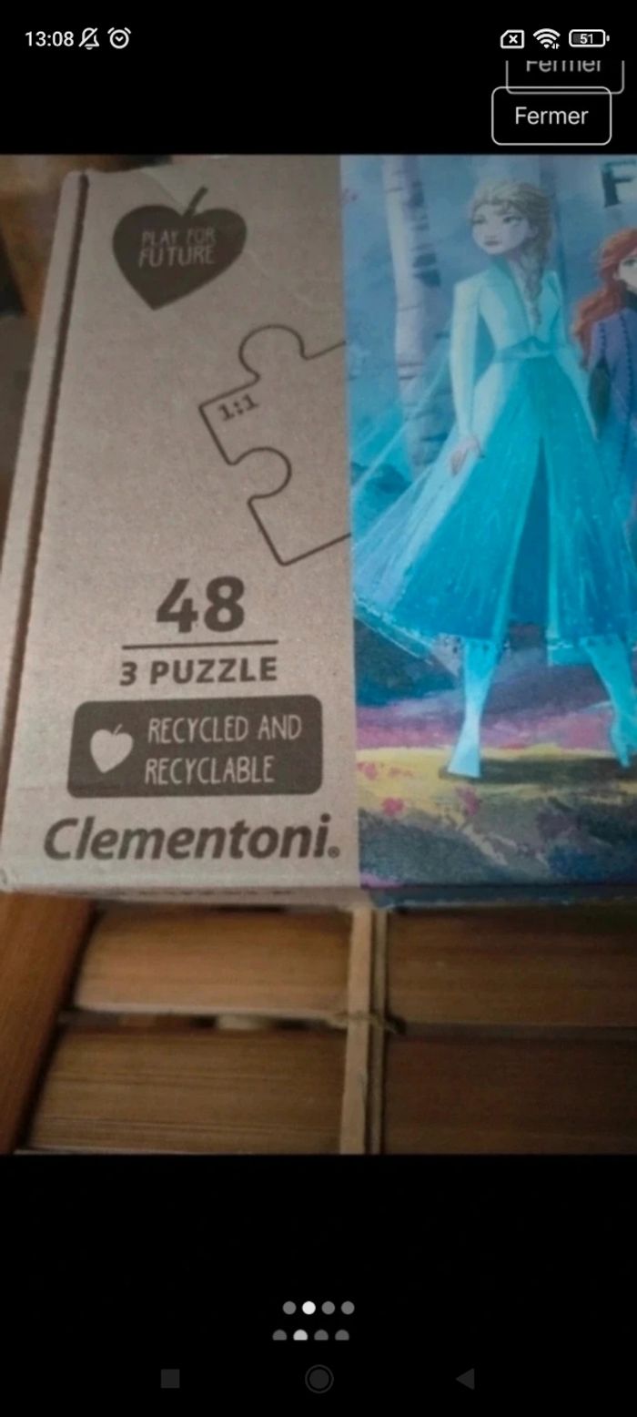 Puzzle reine des neiges j4 - photo numéro 2