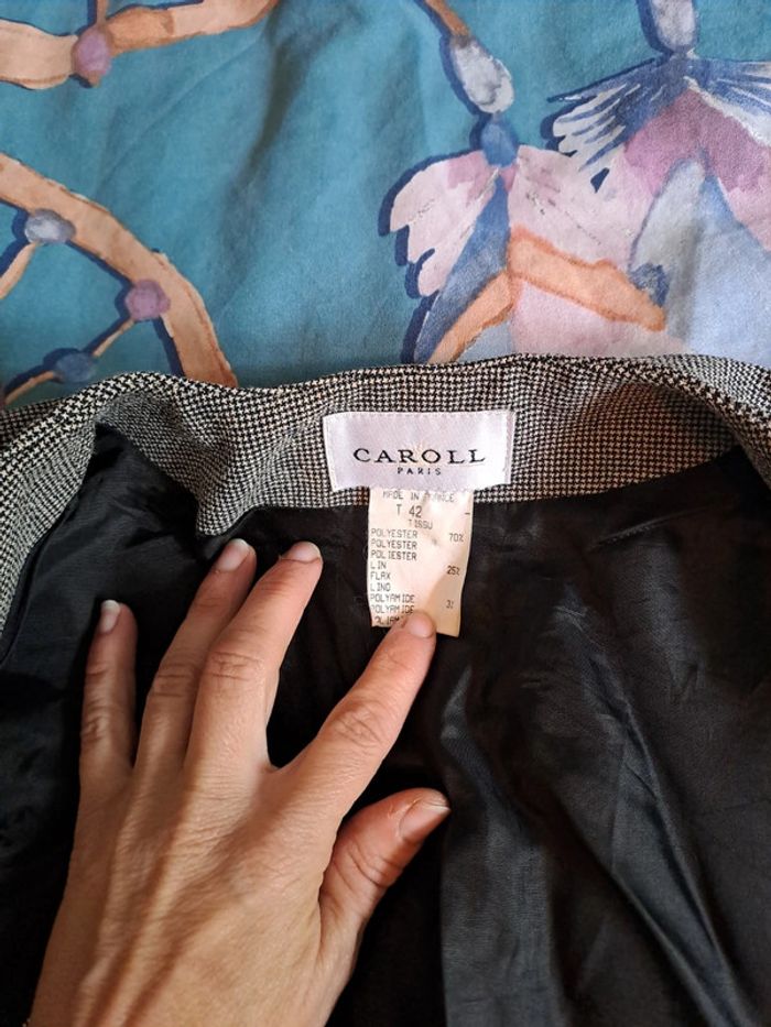 Veste courte grise Caroll T42 - photo numéro 5