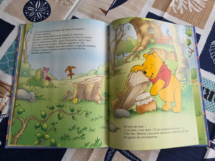 LIVRE DISNEY WINNIE L'OURSON LE TRÉSORS DORÉ NEUF  COMPORTE 32 PAGE MARQUE HACHETTE - photo numéro 6