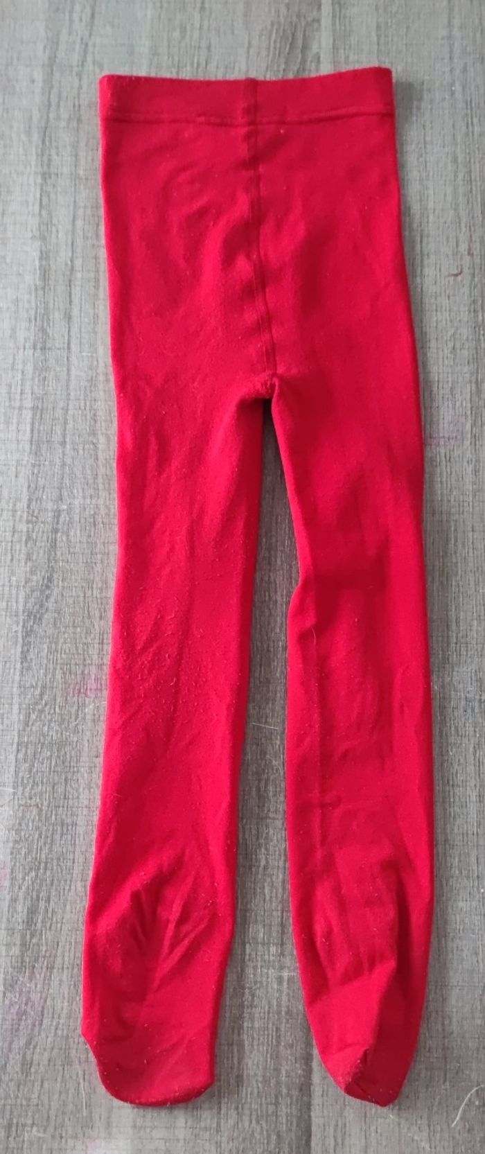 Collant rouge 3-4 ans Pocopiano ❤️ - photo numéro 6