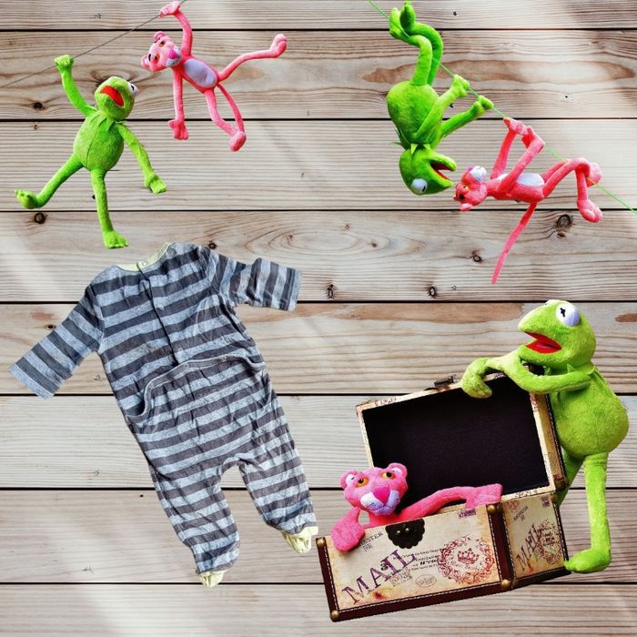 Grenouillère Bébé garçon Rayée Grise 6 mois - photo numéro 2