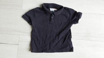 Vêtement garçon tee-shirt manches courtes polo bleu marine Zara 3 ans