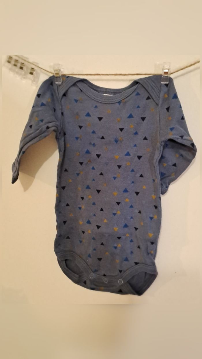 Lot de 3 bodies manches longues 3 mois bébé - photo numéro 3
