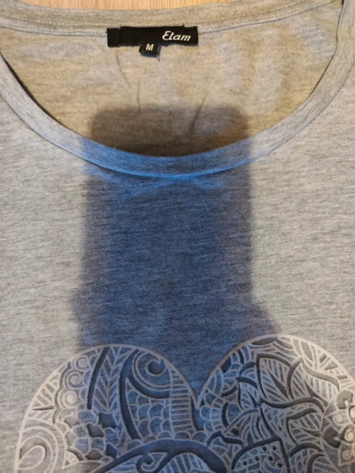 T-shirt M coeur transparent - photo numéro 2