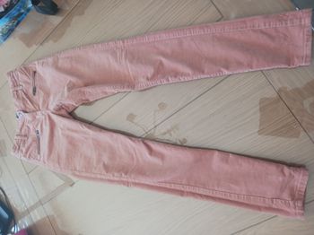 Pantalon velours rose