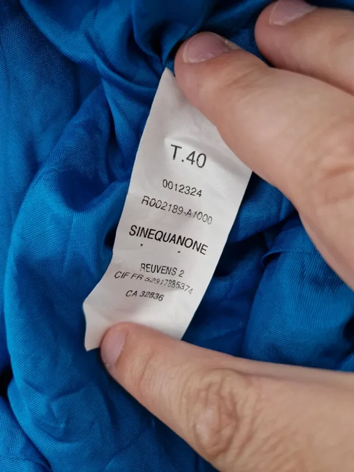 Robe bleu sinequanone taille 40 - photo numéro 7