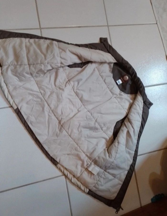 Veste sans manches femme brune et beige Geologic - photo numéro 11