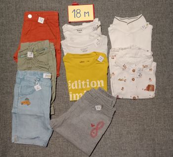 Lot vêtements été 18 mois