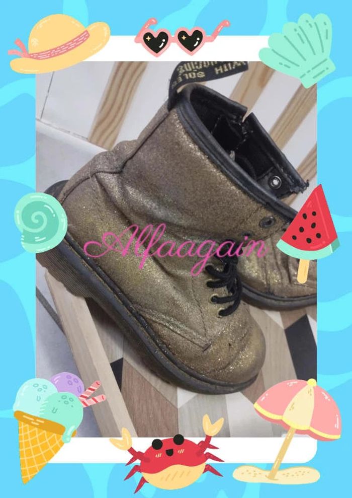 Bottines dorées dr Martens 30 - photo numéro 2