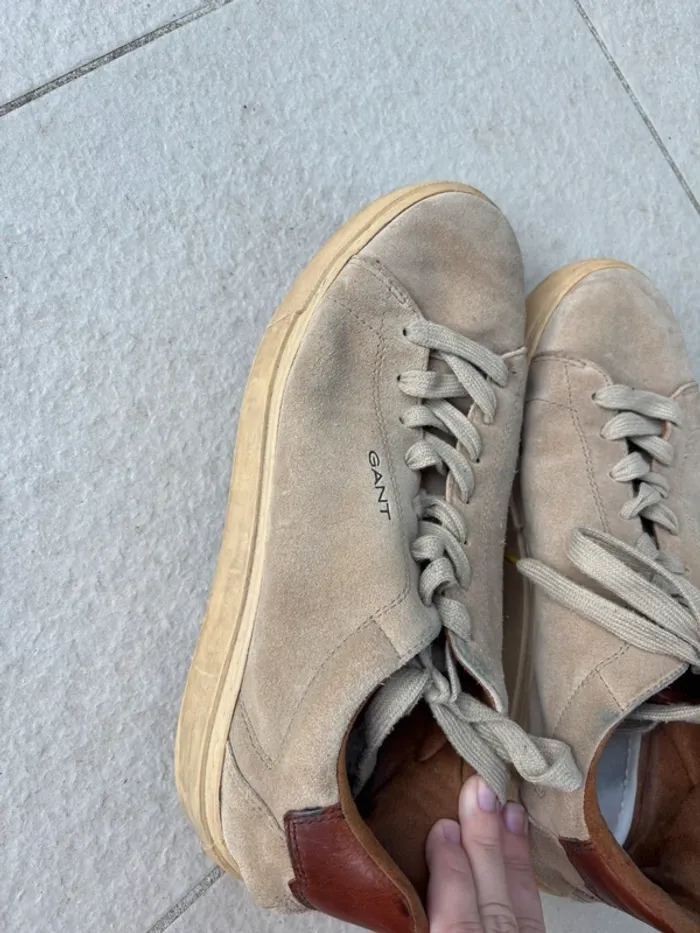 Baskets marron/beige Gant taille 43 - photo numéro 4