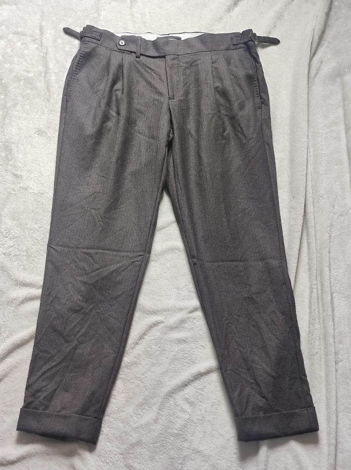 Pantalon chino laine et coton taille 48 - photo numéro 2