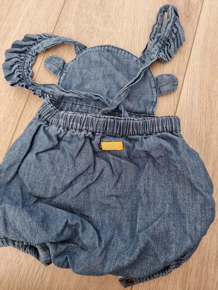 Salopette Jeans été croisée dos - photo numéro 2