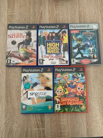 Lot de jeux PS2