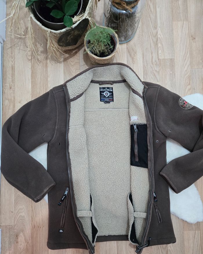 Gilet polaire marron taille M - photo numéro 2