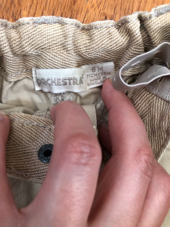 Pantalon beige 9M - photo numéro 2