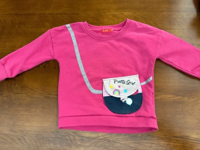 Sweat rose 4 ans Tissaia - photo numéro 3