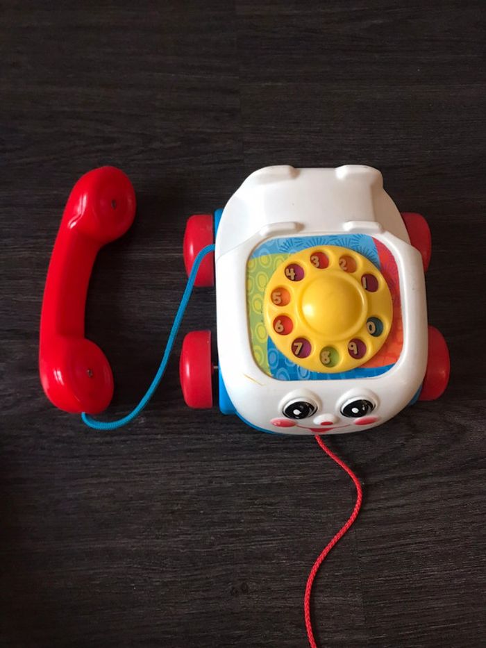 Telephone à tirer Fisher price Vintage 2000 - photo numéro 2