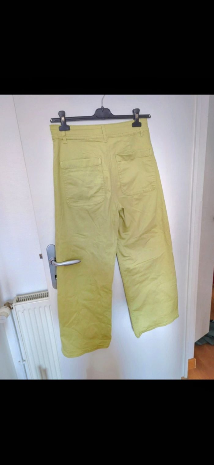 Pantalon vert stretch - photo numéro 3