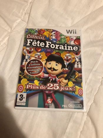 Jeu WII Carnival fête foraine