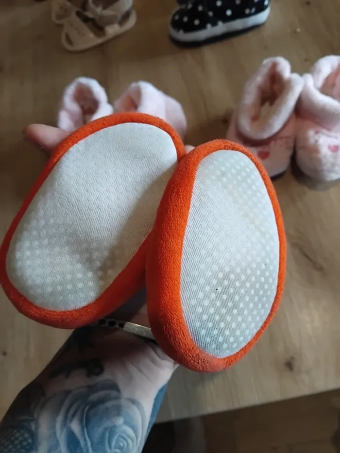 Lots de 3 paires de Chaussons bébé 3/6 mois - photo numéro 4