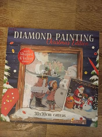 Diamond painting Noël 30x30 neuf