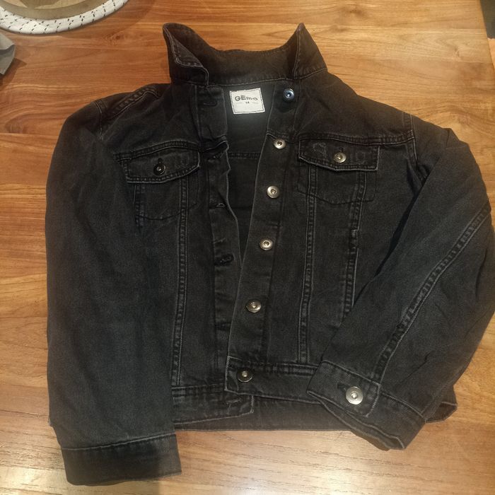 Veste  jean noire fille 14 ans