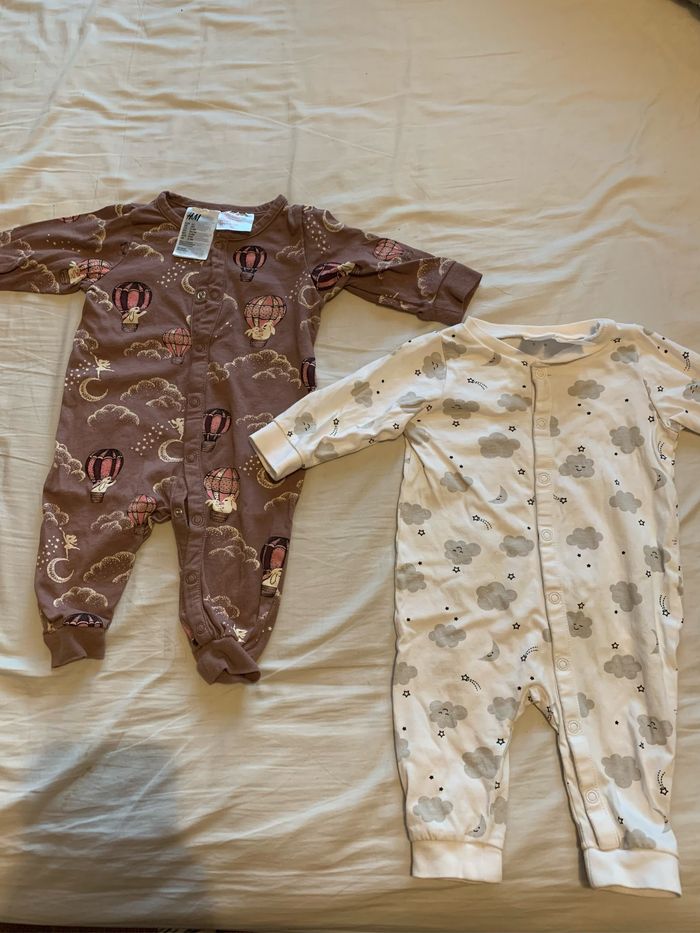 Pyjamas sans pieds H&M 2/4 mois