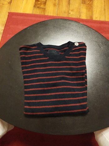 Pull manches longues à rayures monoprix